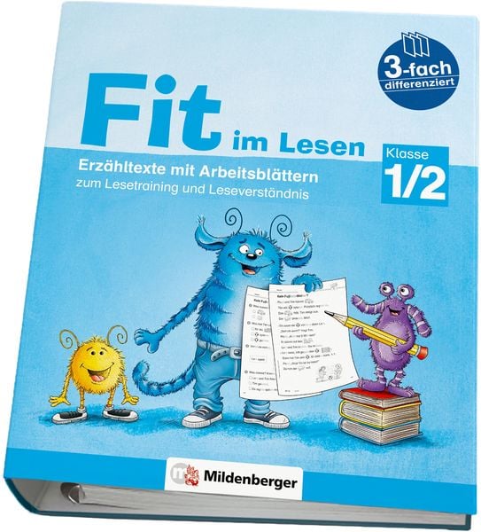 Fit im Lesen – Erzähltexte, Klasse 1/2, Zubehör von Sabine Stehr,Eva Schumacher,Katrin Schumacher, Mildenberger Verlag GmbH, 978-3-619-12038-3