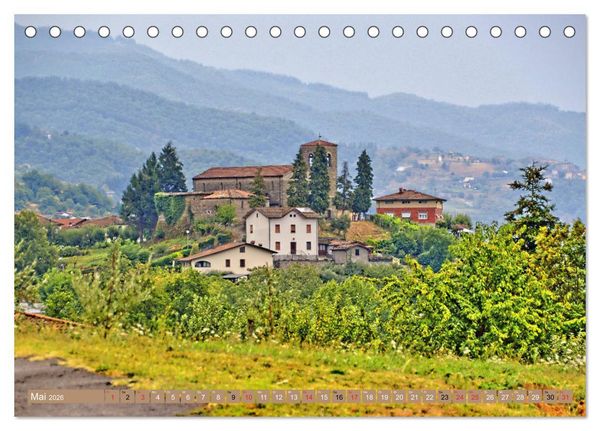 Produktbild: Garfagnana, Impressionen aus dem Norden der Toskana (Tischkalender 2026 DIN A5 quer), CALVENDO Monatskalender