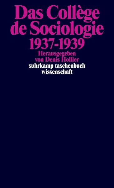Produktbild: Das Coll&egrave;ge de Sociologie
