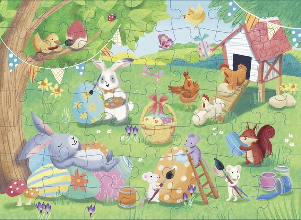 Produktbild: Mein buntes Mini-Puzzle &ndash; Endlich Ostern!