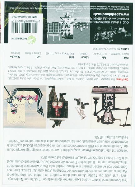 Produktbild: Kritik und Experiment - Der westdeutsche Animationsfilm 1949-1989
