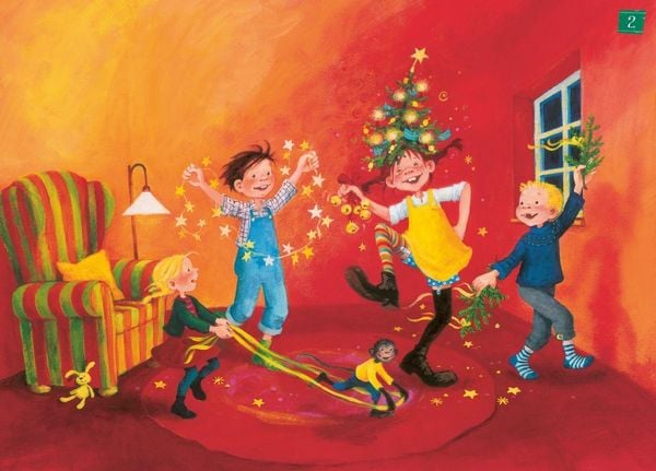 Produktbild: 24 Tage voller Geschichten. Adventskalenderbuch