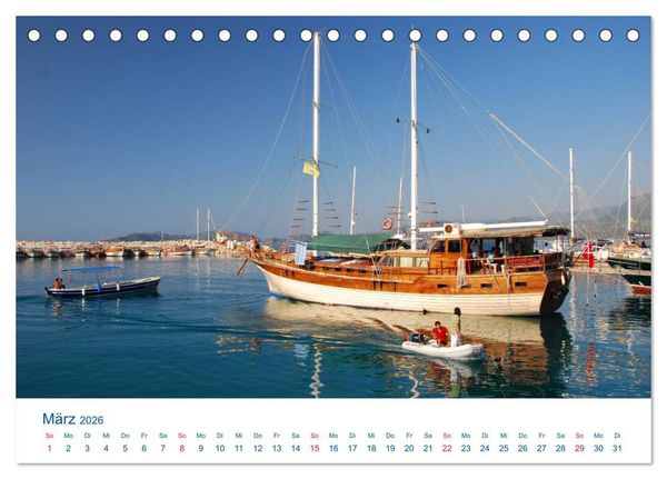 Produktbild: T&uuml;rkei - Reise ins Blaue (Tischkalender 2026 DIN A5 quer), CALVENDO Monatskalender