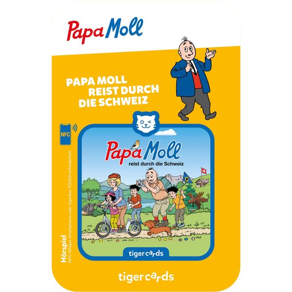 Produktbild: Tigercard - Papa Moll reist durch die Schweiz