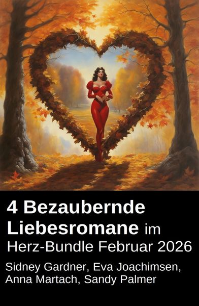 Produktbild: 4 Bezaubernde Liebesromane im Herz-Bundle Februar 2026