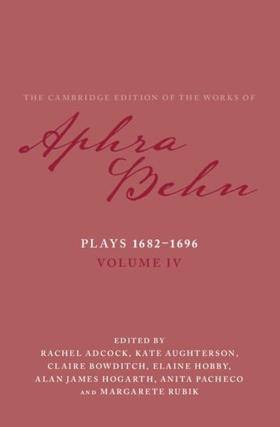 Produktbild: Plays 1682-1696: Volume 4, The Plays 1682-1696