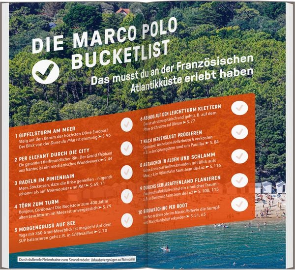 Produktbild: MARCO POLO Reisef&uuml;hrer Franz&ouml;sische Atlantikk&uuml;ste
