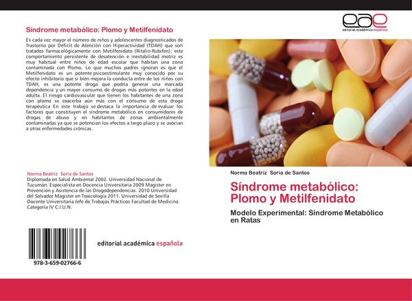 Produktbild: S&iacute;ndrome metab&oacute;lico: Plomo y Metilfenidato