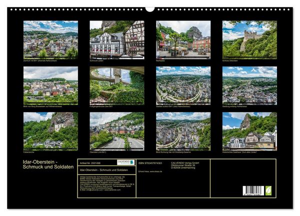 Produktbild: Idar-Oberstein - Schmuck und Soldaten (Wandkalender 2026 DIN A2 quer), CALVENDO Monatskalender