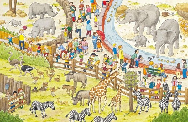 Produktbild: Mein gro&szlig;es Zoo-Wimmelbuch
