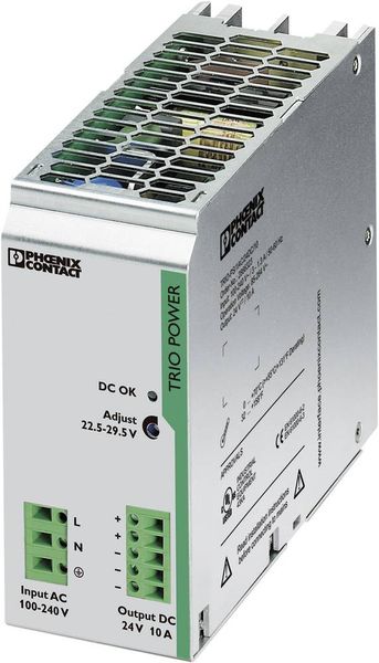 Phoenix Contact TRIO-PS/1AC/24DC/10 Hutschienen-Netzteil (DIN-Rail) 24 V/DC 10 A 240 W Anzahl Ausgänge:1 x Inhalt 1 St.