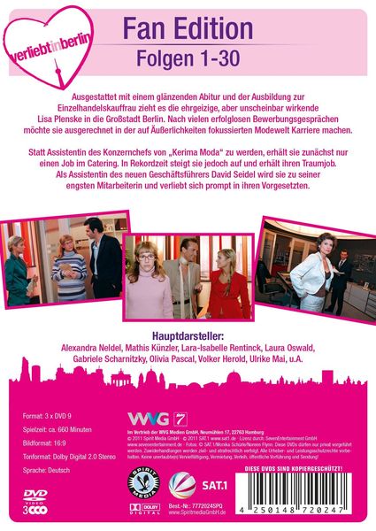 Produktbild: Verliebt in Berlin Box 1 &ndash; Folgen 1-30 [3 DVDs]