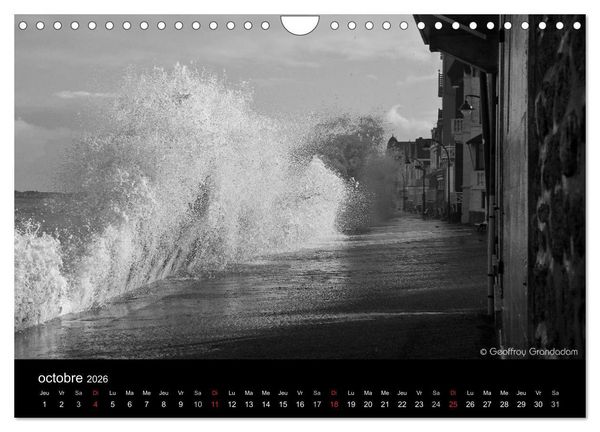 Produktbild: GRANDES MAR&Eacute;ES &Agrave; SAINT-MALO (Calendrier mural 2026 DIN A4 vertical), CALVENDO calendrier mensuel