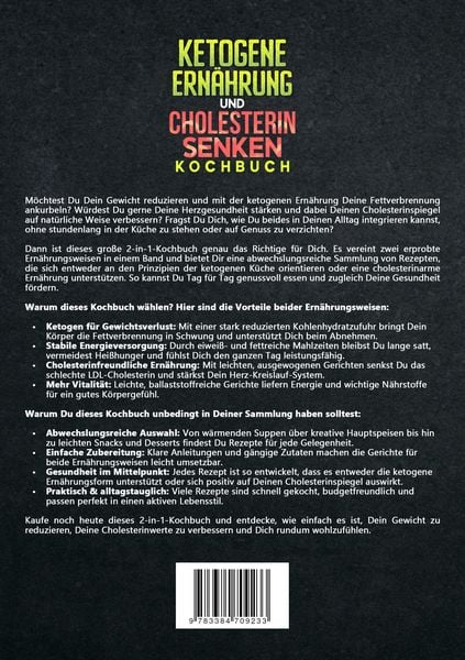 Produktbild: Ketogene Ern&auml;hrung und Cholesterin Senken Kochbuch