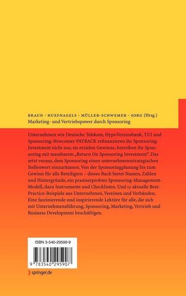 Produktbild: Marketing- und Vertriebspower durch Sponsoring