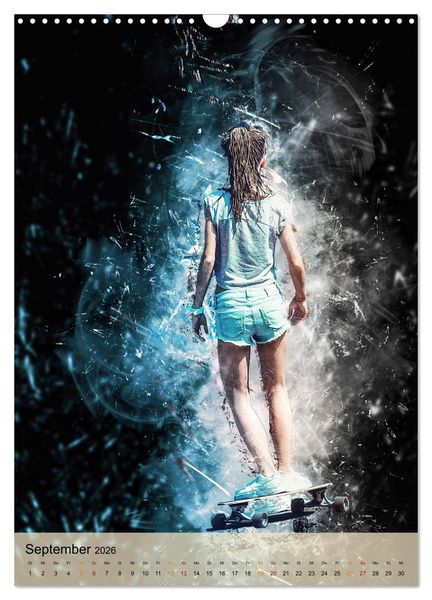 Produktbild: Skateboarding - einfach cool (Wandkalender 2026 DIN A3 hoch), CALVENDO Monatskalender
