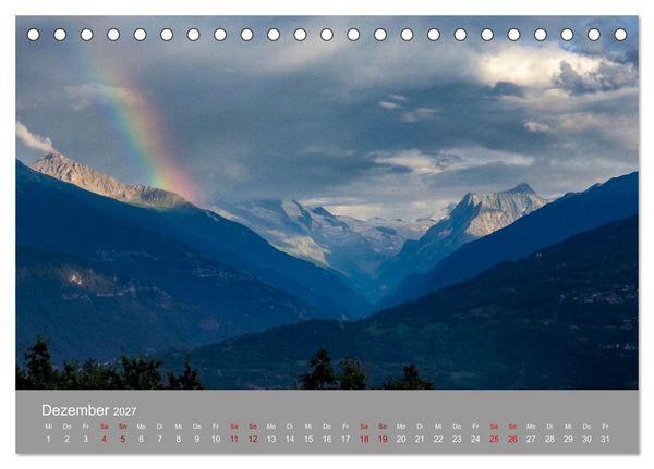 Produktbild: TMB - Mont Blanc (Tischkalender 2027 DIN A5 quer), CALVENDO Monatskalender