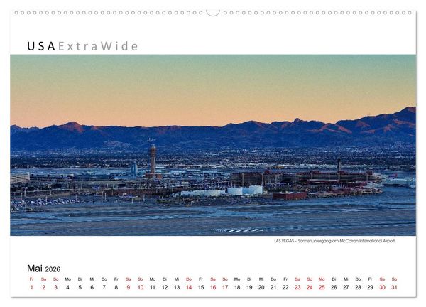 Produktbild: Impressionen aus LAS VEGAS (Wandkalender 2026 DIN A2 quer), CALVENDO Monatskalender