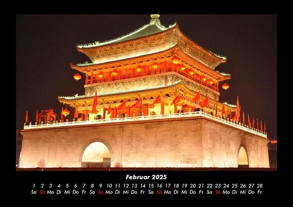 Produktbild: Tempel 2025 Fotokalender DIN A3