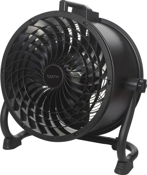 Produktbild: Sygonix Bodenventilator 120W (&Oslash; x H) 520mm x 530mm Schwarz Schwenkbar