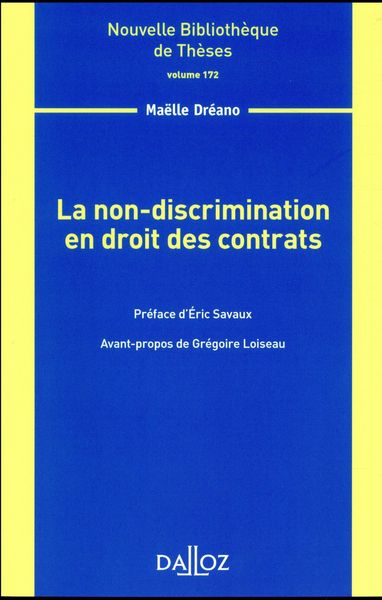 Produktbild: La Non-Discrimination en Droit des Contrats