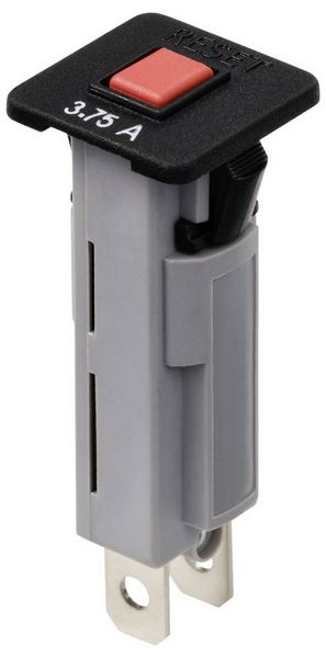Produktbild: TRU COMPONENTS TC-13401652 Leistungsschalter thermisch 125 V/AC, 250 V/AC, 32 V/DC, 50 V/DC 3.75 A 1 St.