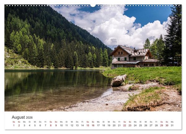Produktbild: Ein Spaziergang in den Dolomiten (Wandkalender 2026 DIN A2 quer), CALVENDO Monatskalender