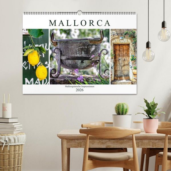 Produktbild: Mallorca - Mallorquinische Impressionen (Wandkalender 2026 DIN A2 quer), CALVENDO Monatskalender