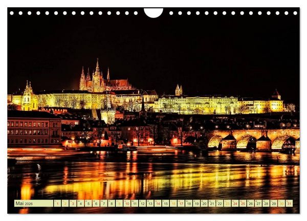 Produktbild: St&auml;dte der Welt - Skylines in der Nacht (Wandkalender 2026 DIN A4 quer), CALVENDO Monatskalender