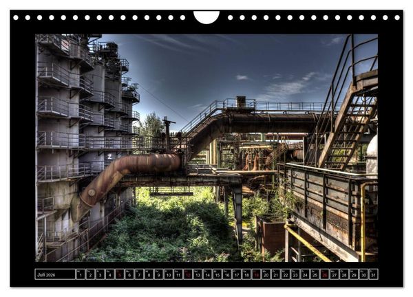 Produktbild: Rost - Quer durch's Ruhrgebiet (Wandkalender 2026 DIN A4 quer), CALVENDO Monatskalender