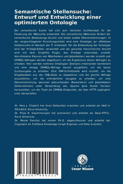 Produktbild: Semantische Stellensuche: Entwurf und Entwicklung einer optimierten Ontologie