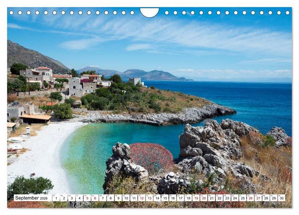 Produktbild: DER PELOPONNES (Wandkalender 2026 DIN A4 quer), CALVENDO Monatskalender