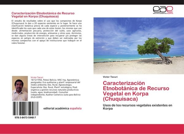 Produktbild: Caracterizaci&oacute;n Etnobot&aacute;nica de Recurso Vegetal en Korpa (Chuquisaca)