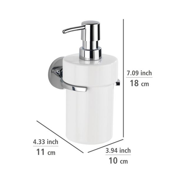 Produktbild: UV-Loc&reg; Seifenspender Mod. Isera, Befestigen ohne Bohren mit innovativem Klebesystem