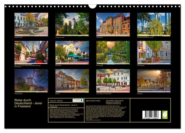 Produktbild: Reise durch Deutschland - Jever in Friesland (Wandkalender 2026 DIN A3 quer), CALVENDO Monatskalender