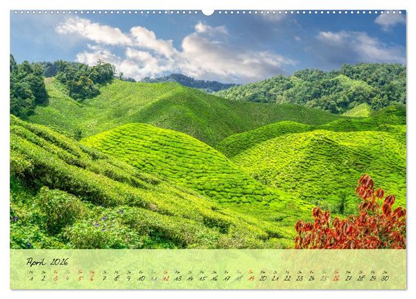 Produktbild: Faszination Malaysia Zauberhaftes S&uuml;dostasien (Wandkalender 2026 DIN A2 quer), CALVENDO Monatskalender