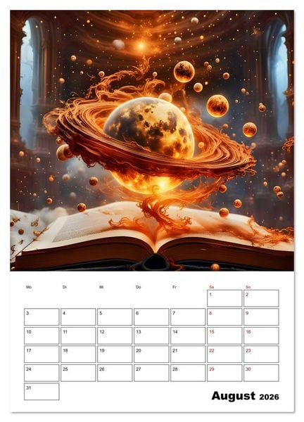 Produktbild: Elementare Seelenreise (Wandkalender 2026 DIN A3 hoch), CALVENDO Monatskalender