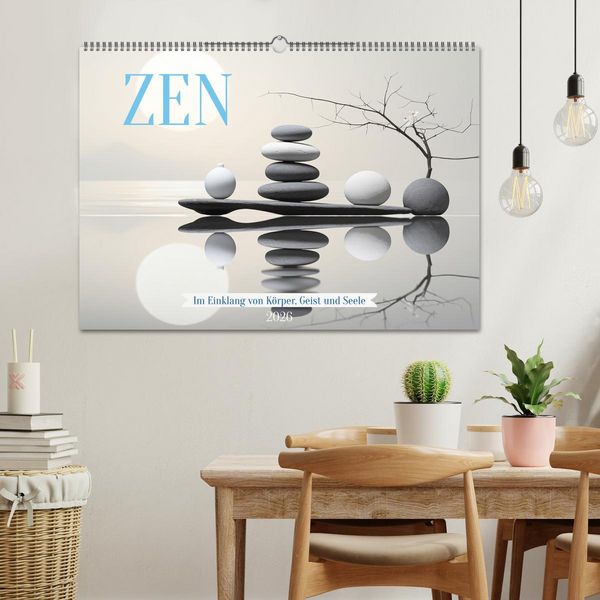 Produktbild: Zen (Wandkalender 2026 DIN A2 quer), CALVENDO Monatskalender