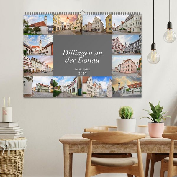 Produktbild: Dillingen an der Donau Impressionen (Wandkalender 2026 DIN A2 quer), CALVENDO Monatskalender