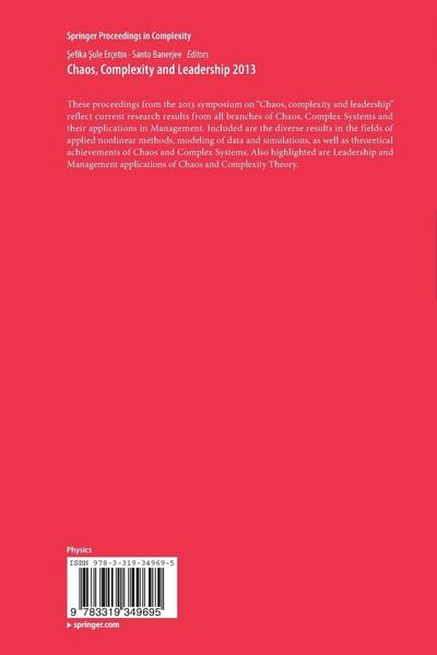 Produktbild: Chaos, Complexity and Leadership 2013