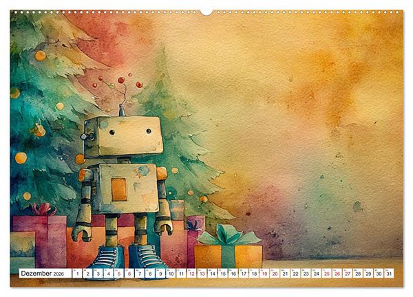 Produktbild: Leevi - Ein Freund zum Tr&auml;umen und Staunen (hochwertiger Premium Wandkalender 2026 DIN A2 quer), Kunstdruck in Hochglanz