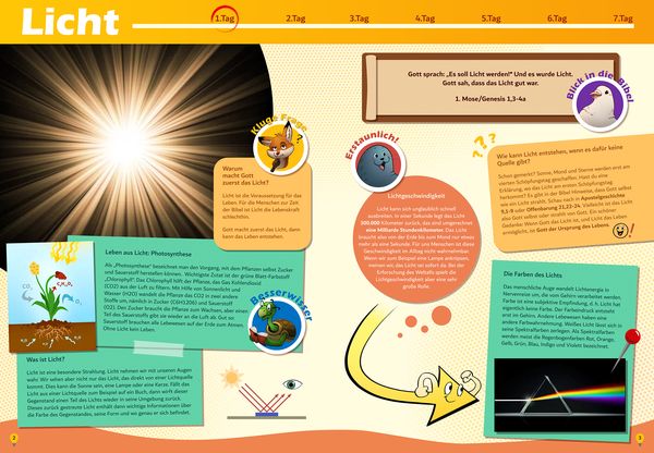 Produktbild: Gro&szlig;artig!, rief Gott und ruhte sich erstmal aus. Die Sch&ouml;pfungsgeschichte neu entdecken: Bibelgeschichten f&uuml;r Kinder kombiniert mit spannendem Sachwissen. Ein Mitmachbuch ab 7 Jahren.