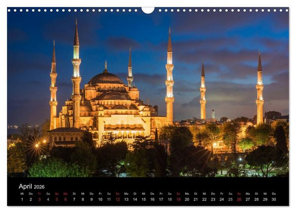 Produktbild: Istanbul - Stadt am Bosporus (Wandkalender 2026 DIN A3 quer), CALVENDO Monatskalender