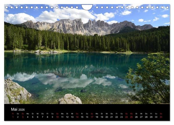 Produktbild: Die Dolomiten &ndash; Wanderparadies in S&uuml;dtirol (Wandkalender 2026 DIN A4 quer), CALVENDO Monatskalender
