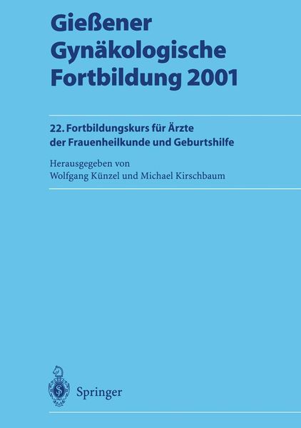 Produktbild: Gie&szlig;ener Gyn&auml;kologische Fortbildung 2001