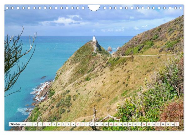 Produktbild: Sehnsuchtsziel Neuseeland (Wandkalender 2026 DIN A4 quer), CALVENDO Monatskalender