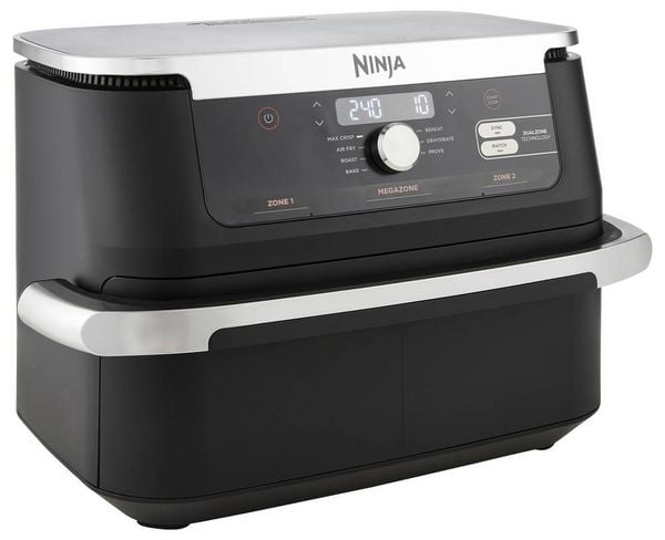 Produktbild: Ninja AF500EU Hei&szlig;luft-Fritteuse 2470 W Schwarz, Silber