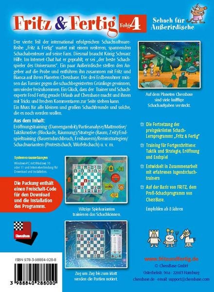 Produktbild: Fritz&Fertig Folge 4: Schach f&uuml;r Au&szlig;erirdische