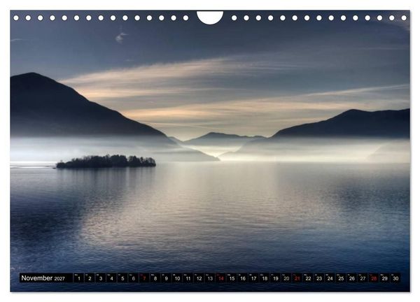 Produktbild: Lago Maggiore - Der malerische See in Italien und der Schweiz (Wandkalender 2027 DIN A4 quer), CALVENDO Monatskalender