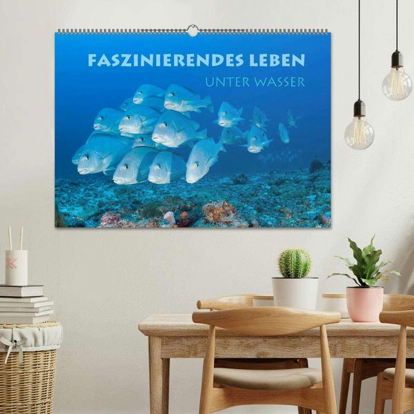 Produktbild: Faszinierendes Leben unter Wasser (Wandkalender 2026 DIN A2 quer), CALVENDO Monatskalender